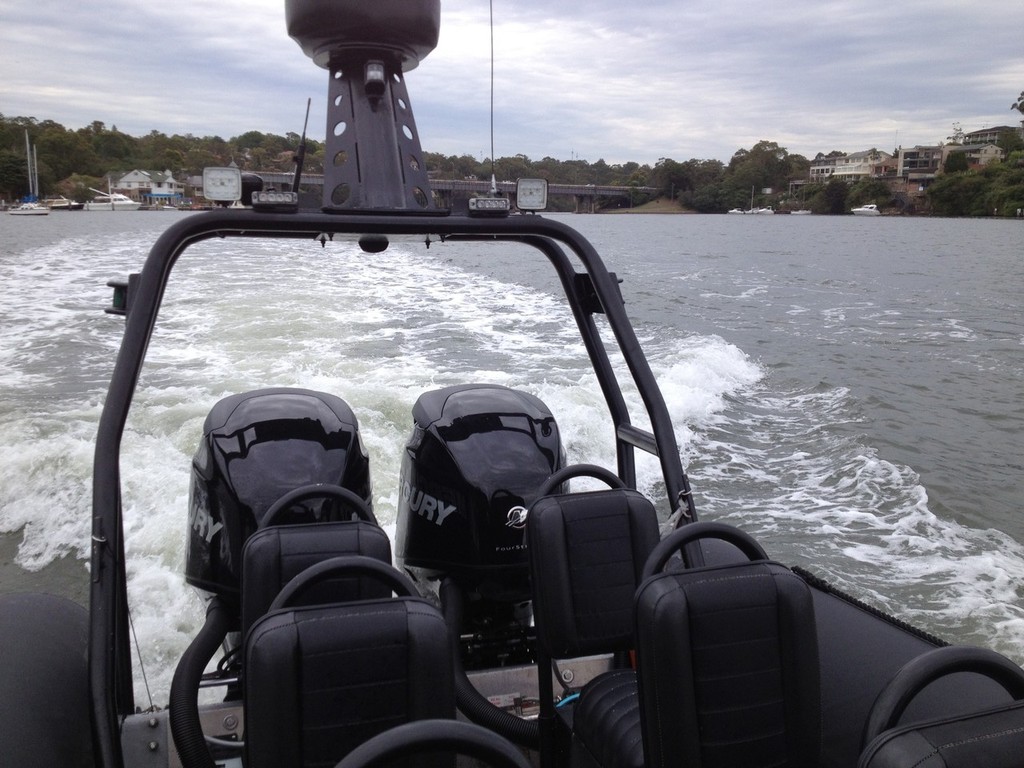 NSW Police has repowered one of its high-speed pursuit craft with a pair of Mercury 200hp L4 Verado outboards © Mercury Marine